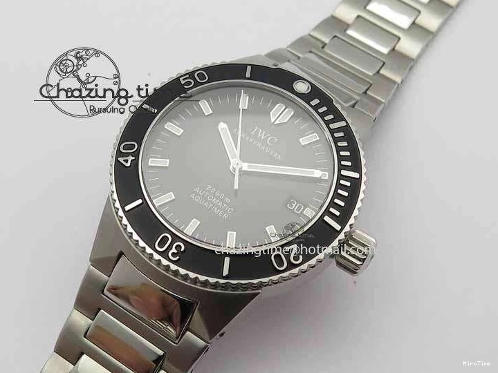 MIROTIME 0119 Packable Aquatimer Automatic SS Noob Best Edition Black Dial On SS Bracelet A 7252